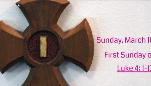 March 10, 2019 - First Sunday in Lent - 9:30 am